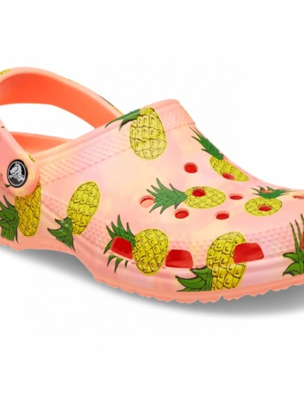 Crocs  Classic Clog - Pink Pineapple Print